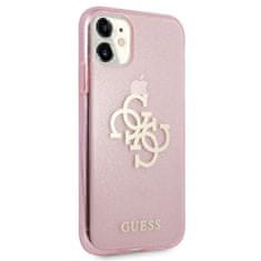 Guess Guess Glitter 4G Big Logo - Ohišje za iPhone 11 (roza)