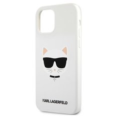 Karl Lagerfeld Karl Lagerfeld Choupette Head Silikon - Ohišje za iPhone 12 Pro Max (belo)