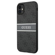 Guess Guess 4G Printed Stripe - Ohišje za iPhone 11 (sivo)