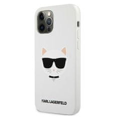 Karl Lagerfeld Karl Lagerfeld Choupette Head Silikon - ohišje za iPhone 12 / iPhone 12 Pro (belo)