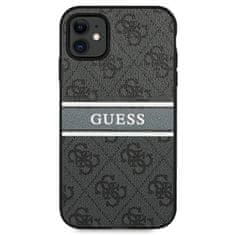 Guess Guess 4G Printed Stripe - Ohišje za iPhone 11 (sivo)