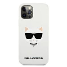 Karl Lagerfeld Karl Lagerfeld Choupette Head Silikon - ohišje za iPhone 12 / iPhone 12 Pro (belo)