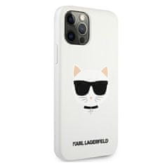 Karl Lagerfeld Karl Lagerfeld Choupette Head Silikon - ohišje za iPhone 12 / iPhone 12 Pro (belo)