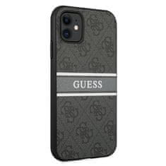 Guess Guess 4G Printed Stripe - Ohišje za iPhone 11 (sivo)