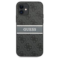 Guess Guess 4G Printed Stripe - etui za iPhone 12 mini (siv)