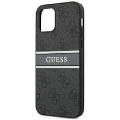 Guess Guess 4G Printed Stripe - etui za iPhone 12 mini (siv)