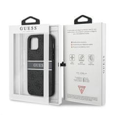 Guess Guess 4G Printed Stripe - Ohišje za iPhone 12 / iPhone 12 Pro (sivo)