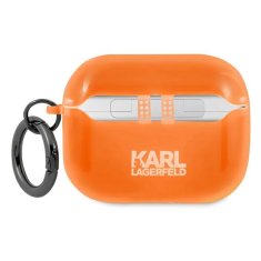 Karl Lagerfeld Karl Lagerfeld Choupette Head - Ovitek za Airpods Pro (fluo oranžna)