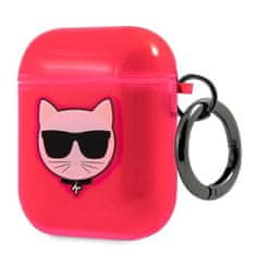 Karl Lagerfeld Karl Lagerfeld Choupette Head - etui za Airpods (fluo roza)