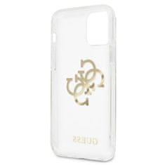 Guess Guess 4G Big Logo Charm - ovitek za iPhone 11 (zlati obeski)