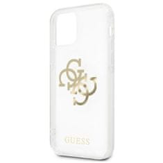 Guess Guess 4G Big Logo Charm - Ohišje za iPhone 12 / iPhone 12 Pro (zlati okraski)