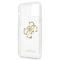 Guess Guess 4G Big Logo Charm - Ohišje za iPhone 12 Pro Max (zlati okraski)