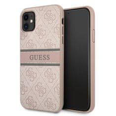 Guess Guess 4G Printed Stripe - Ohišje za iPhone 11 (roza)