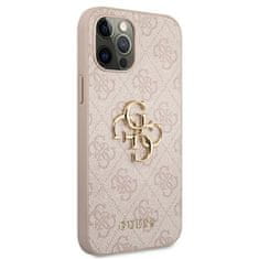 Guess Guess 4G Big Metal Logo - Ohišje za iPhone 12 Pro Max (roza)