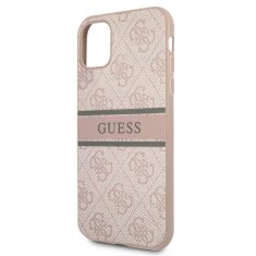 Guess Guess 4G Printed Stripe - Ohišje za iPhone 11 (roza)