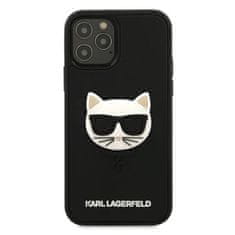 Karl Lagerfeld Karl Lagerfeld Choupette Head 3D Rubber - Ohišje za iPhone 12 Pro Max (črno)