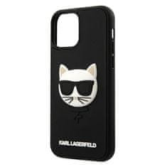 Karl Lagerfeld Karl Lagerfeld Choupette Head 3D Rubber - Ohišje za iPhone 12 Pro Max (črno)