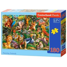 Castor Puzzle 180el. neverjetne živali