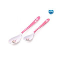 Canpol babies Melamin igrače žlice 2pcs roza