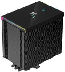 DEEPCOOL hladilnik AK500 Digital / 120mm ventilator / 5x toplotne cevi / PWM / za Intel in AMD / RGB / črna