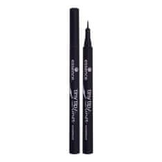 Essence Tiny Tip Liner Waterproof vodoodporno črtalo za oči v pisalu 1.1 ml Odtenek 01 deep black