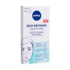 Nivea Skin Refining SOS Clear Up Strips obliži za ostranjevanje ogrcev 8 kos