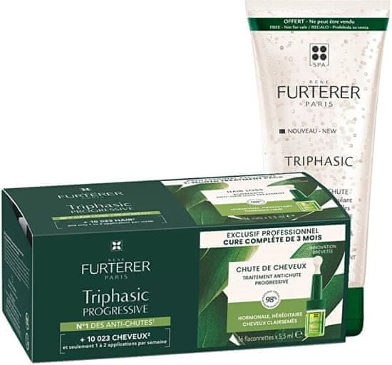 René Furterer Tretma proti postopnemu izpadanju las Triphasic Progressive 16 x 5,5 ml