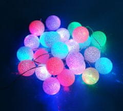 Multistore.si Novoletne lučke bunke 24 LED, multicolor