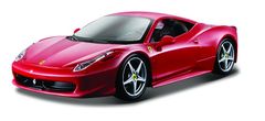 BBurago 1:24 Ferrari 458 Italia rdeča 18-26003