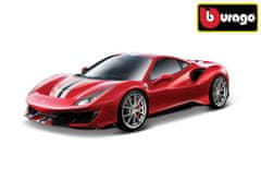 BBurago 1:24 Ferrari 488 Pista (rdeča)