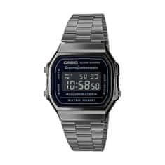 Casio Ura moška Casio A168WEGG-1BEF Črna Srebrna (Ø 36 mm) (Ø 38 mm)