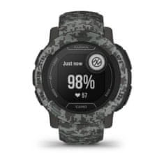 Garmin Pametna Ura GARMIN Instinct 2 Camo Edition Temno siva 0,9" Črna Grafit