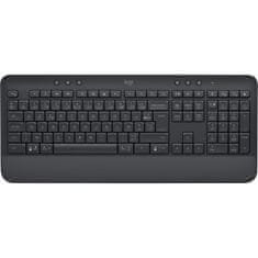 Logitech Tipkovnica Logitech Signature K650 AZERTY Francoski Temno siva Siva