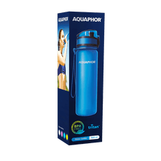 Aquaphor Steklenička Aquaphor City z vodnim filtrom svetlo modra