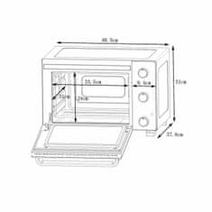 Continental Edison Peč Continental Edison CEMF28B2 1500 W