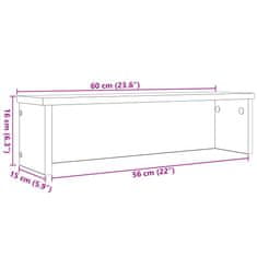 Vidaxl Kitchen Racks Stackable 2 pcs sonoma 60x15x16 cm