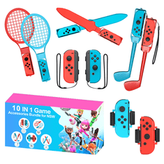 Noah Paket dodatkov Tideal 10 v 1 SPORT za Nintendo Switch Joy-Con