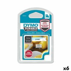 Dymo Termotransferni trak Dymo Bela Črna 12 x 5,5 mm (6 kosov)