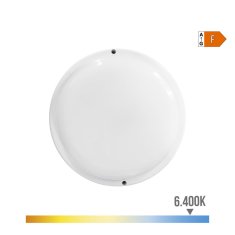 Edm LED stenska svetilka EDM Krožen Bela 18 W F 1820 lm (6400 K)