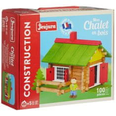 Jeujura Super junaki Jeujura My Wooden Chalet 100 Kosi Playset