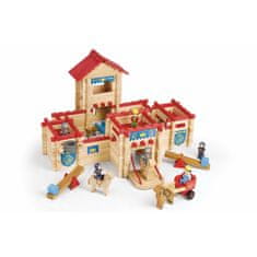 Jeujura Super junaki Jeujura The Wooden Castle Fort 300 Kosi Playset