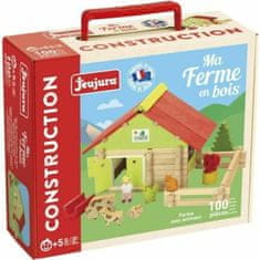 Jeujura Super junaki Jeujura Farm With Animals 100 Kosi Playset