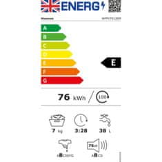 Hisense Pralni stroj Hisense WFVB7012EM Bela 60 cm 1200 rpm 7 kg