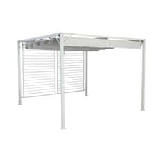 DKD Home Decor Pergola DKD Home Decor Bela 296 x 296 x 225 cm Jeklo