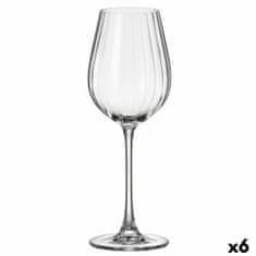 Bohemia Crystal Vinski kozarec Bohemia Crystal Optic Prozorno 400 ml 6 kosov