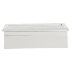 DKD Home Decor Škatla za ure DKD Home Decor Bela Svetlo roza Kristal Les MDF 29 x 20 x 9 cm (12 kosov)