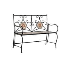 DKD Home Decor Klop DKD Home Decor Črna Pisana Mozaik 111 x 54 x 88 cm