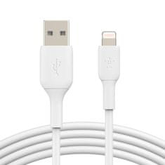 Belkin Kabel iz USB v Lightning Belkin CAA001BT1MWH Bela 1 m