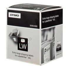 Dymo Nalepke za tiskalnik Dymo LW 4XL Črn/Bel 104 x 159 mm (12 kosov)