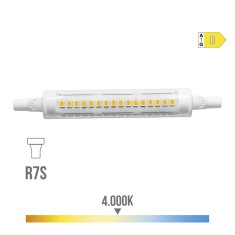 Edm LED svetilka EDM Linealno R7s 9 W 1100 Lm 4000 K D Ø 1,5 x 11,8 cm